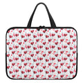 Splash Wine Pattern Print Laptop Sleeve With Handle