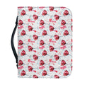 Splash Wine Pattern Print Leather Bible Cover
