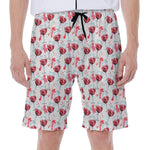 Splash Wine Pattern Print Men's Beach Shorts