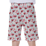 Splash Wine Pattern Print Men's Beach Shorts