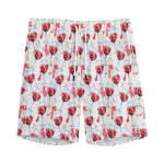 Splash Wine Pattern Print Men's Sports Shorts