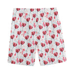 Splash Wine Pattern Print Men's Sports Shorts