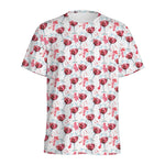 Splash Wine Pattern Print Men's Sports T-Shirt