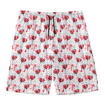 Splash Wine Pattern Print Men's Swim Trunks