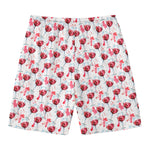 Splash Wine Pattern Print Men's Swim Trunks