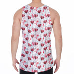 Splash Wine Pattern Print Men's Velvet Tank Top