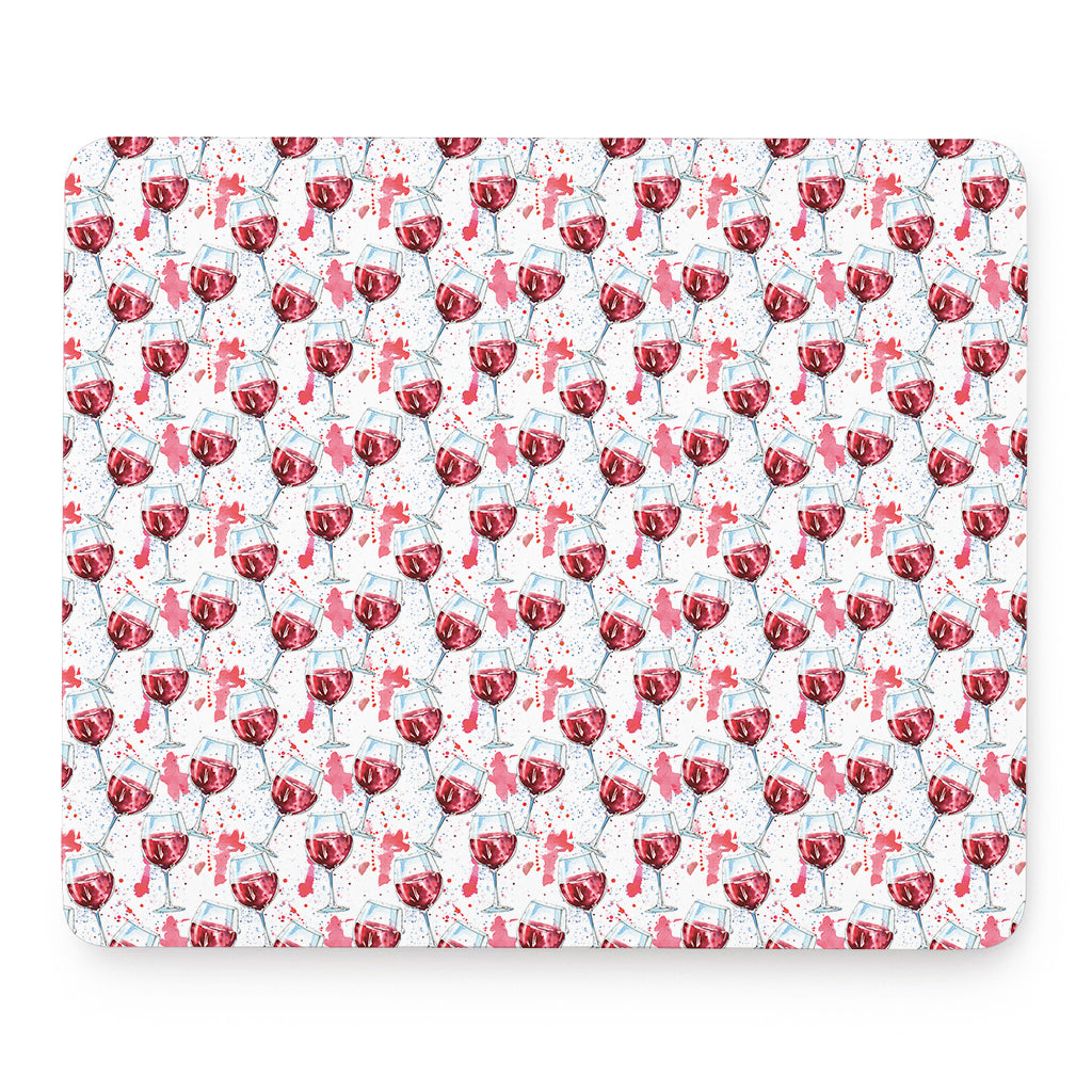 Splash Wine Pattern Print Mouse Pad