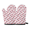 Splash Wine Pattern Print Oven Mitts