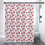Splash Wine Pattern Print Premium Shower Curtain