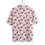 Splash Wine Pattern Print Rayon Hawaiian Shirt