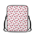 Splash Wine Pattern Print Rectangular Crossbody Bag