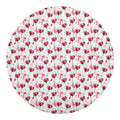 Splash Wine Pattern Print Round Blanket