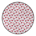 Splash Wine Pattern Print Round Floor Mat