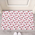 Splash Wine Pattern Print Rubber Doormat