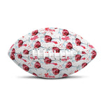 Splash Wine Pattern Print Rugby Ball