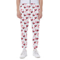 Splash Wine Pattern Print Joggers