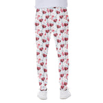 Splash Wine Pattern Print Scuba Joggers