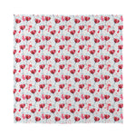 Splash Wine Pattern Print Silk Bandana