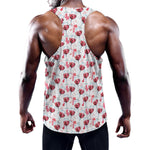 Splash Wine Pattern Print Training Tank Top