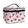 Splash Wine Pattern Print Travel Makeup Bag