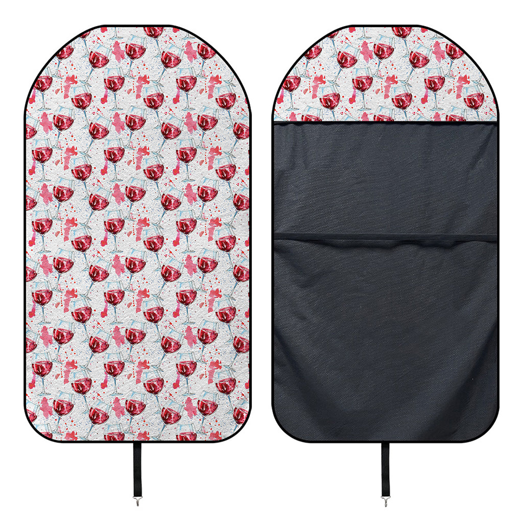 Splash Wine Pattern Print Waterproof Car Seat Cover