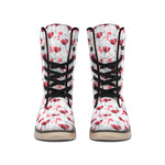 Splash Wine Pattern Print Winter Boots