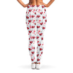 Splash Wine Pattern Print Women's Leggings