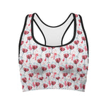 Splash Wine Pattern Print Women's Sports Bra