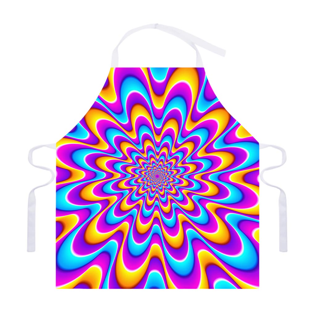 Splashing Colors Moving Optical Illusion Adjustable Apron