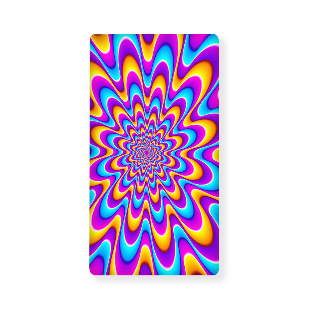Splashing Colors Moving Optical Illusion Baby Crib Sheet