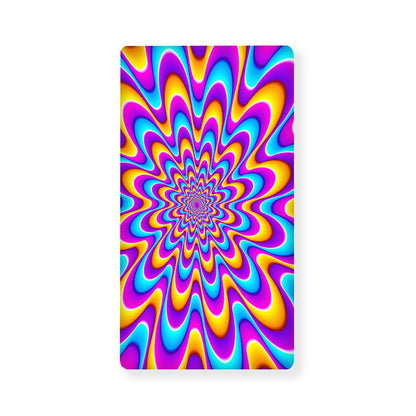 Splashing Colors Moving Optical Illusion Baby Crib Sheet