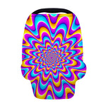 Splashing Colors Moving Optical Illusion Baby Seat Cover