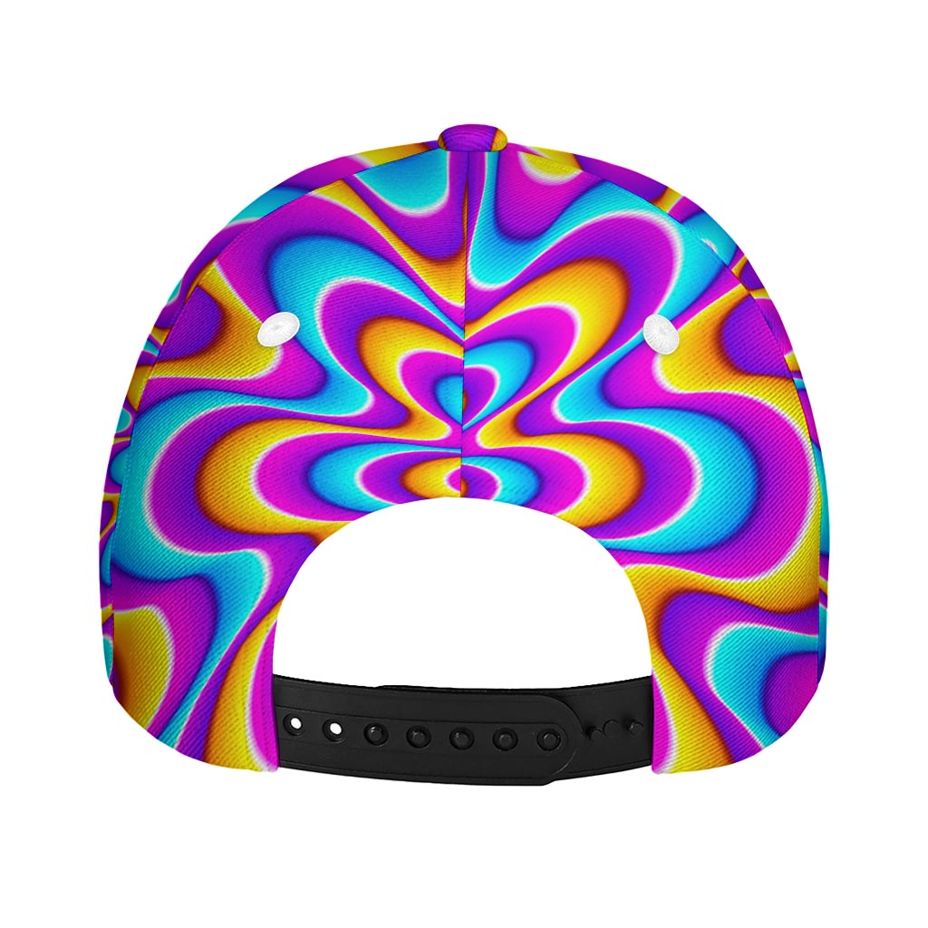 Splashing Colors Moving Optical Illusion Baseball Cap