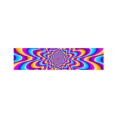 Splashing Colors Moving Optical Illusion Bed Runner
