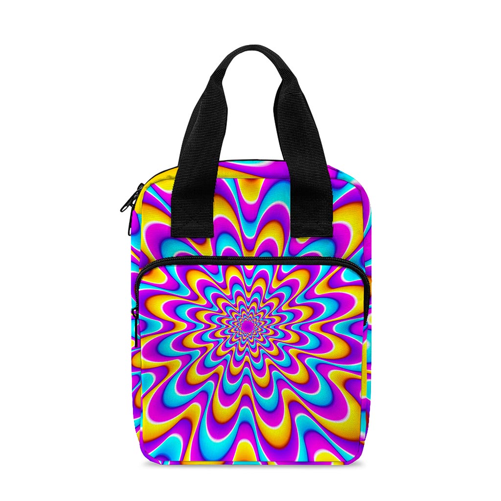 Splashing Colors Moving Optical Illusion Bible Tote Bag