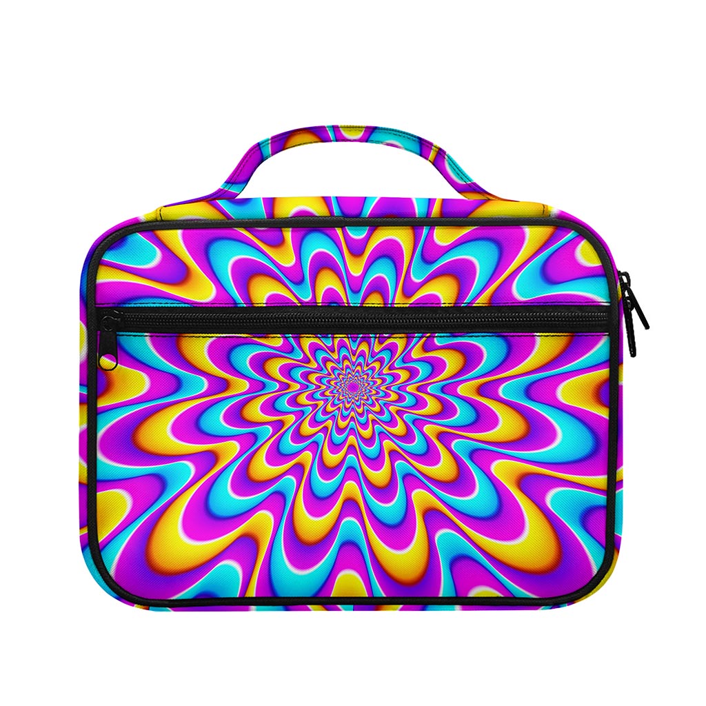 Splashing Colors Moving Optical Illusion Briefcase Bible Bag