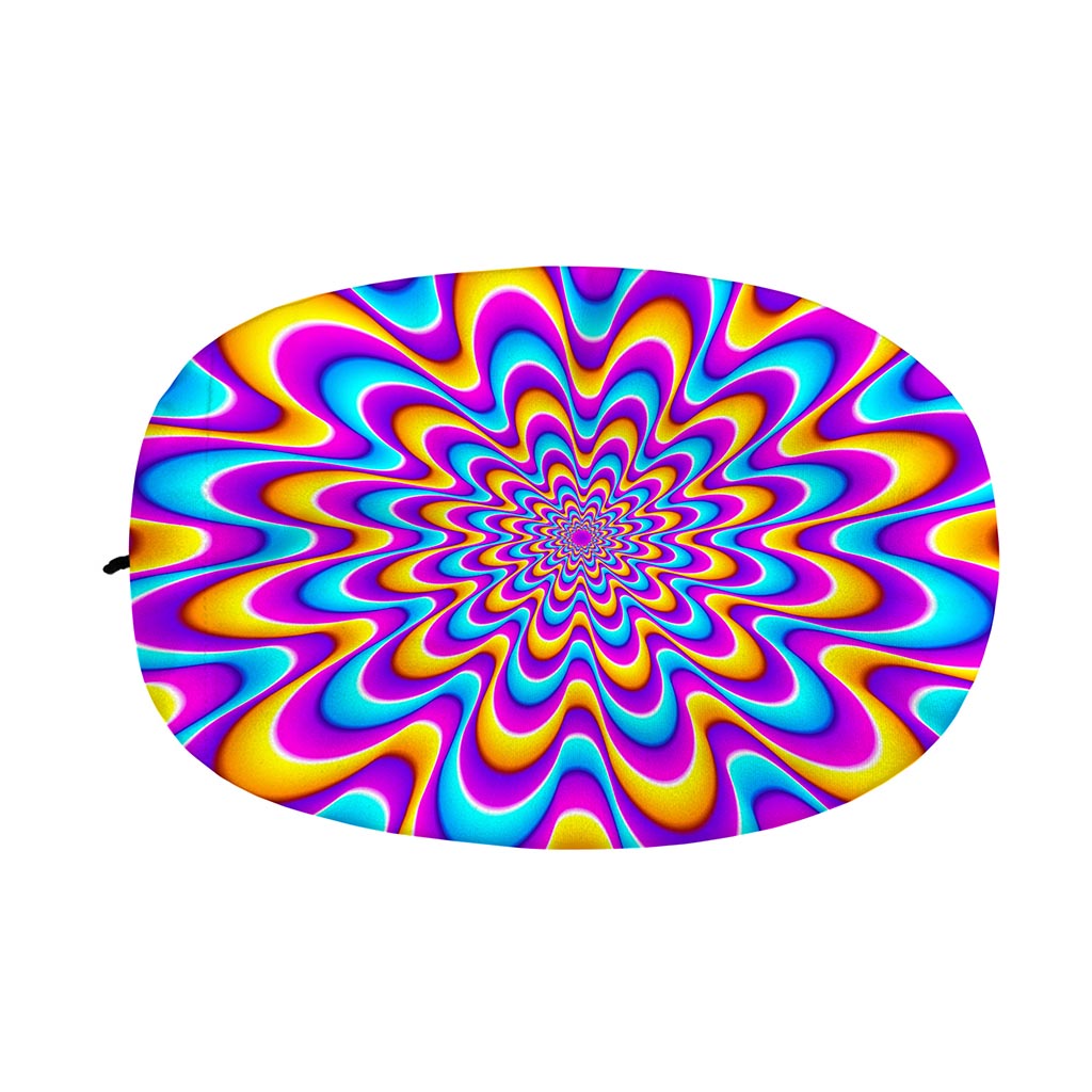 Splashing Colors Moving Optical Illusion Car Side Mirror Covers