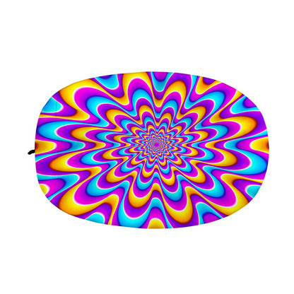 Splashing Colors Moving Optical Illusion Car Side Mirror Covers