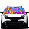 Splashing Colors Moving Optical Illusion Car Windshield Snow Cover