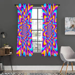 Splashing Colors Moving Optical Illusion Curtain