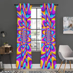 Splashing Colors Moving Optical Illusion Curtain