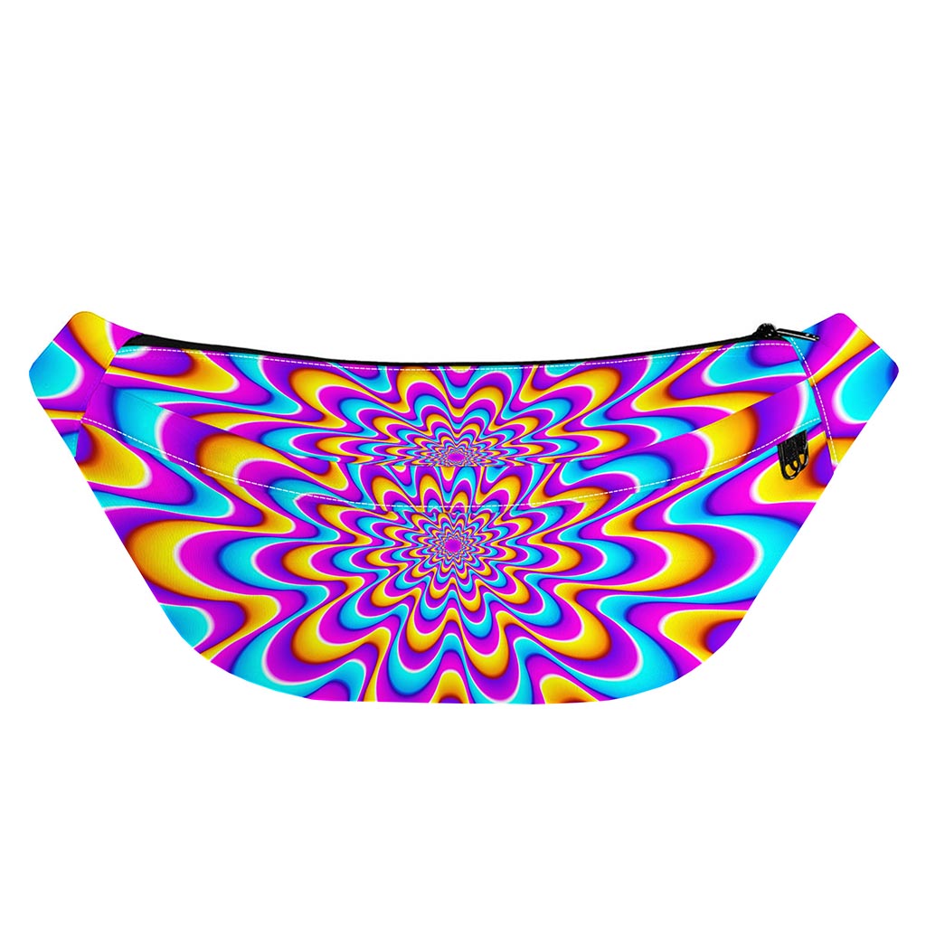 Splashing Colors Moving Optical Illusion Fanny Pack