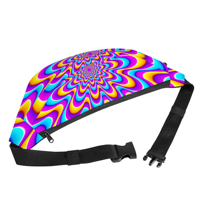 Splashing Colors Moving Optical Illusion Fanny Pack