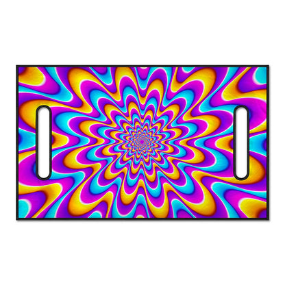 Splashing Colors Moving Optical Illusion Golf Cart Seat Cover