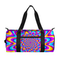 Splashing Colors Moving Optical Illusion Gym Bag