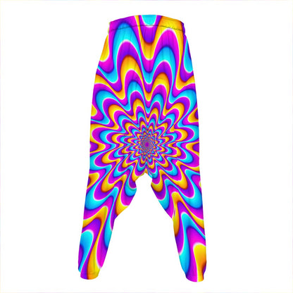 Splashing Colors Moving Optical Illusion Hammer Pants