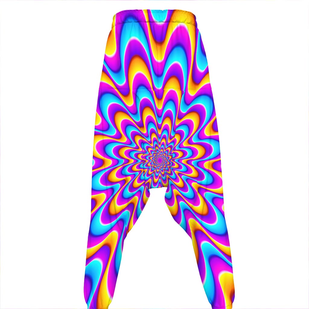 Splashing Colors Moving Optical Illusion Hammer Pants