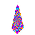 Splashing Colors Moving Optical Illusion Hand Towel