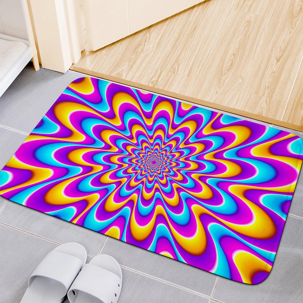 Splashing Colors Moving Optical Illusion Indoor Door Mat
