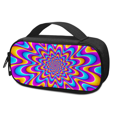 Splashing Colors Moving Optical Illusion Insulin Cooler Travel Case